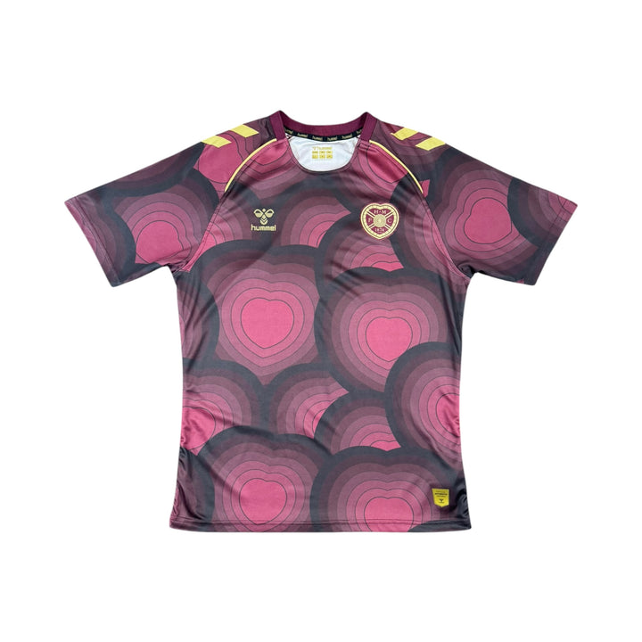 2025-26 Hearts Hummel Home Shirt - 9/10 - (M)