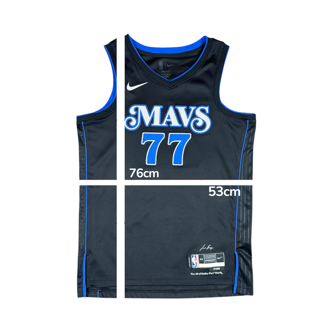 2023-24 Dallas Mavericks Nike City Basketball Jersey #77 DONCIC - 9/10 - (L)