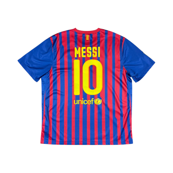 2011-12 Barcelona Nike Home Shirt #10 MESSI - 9/10 - (2XL)