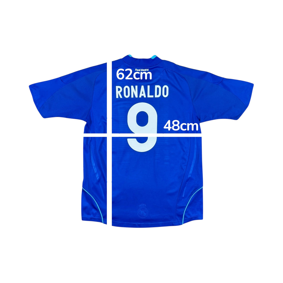 2008-09 Real Madrid Adidas Away Shirt #9 RONALDO - 9/10 - (15-16 Years)