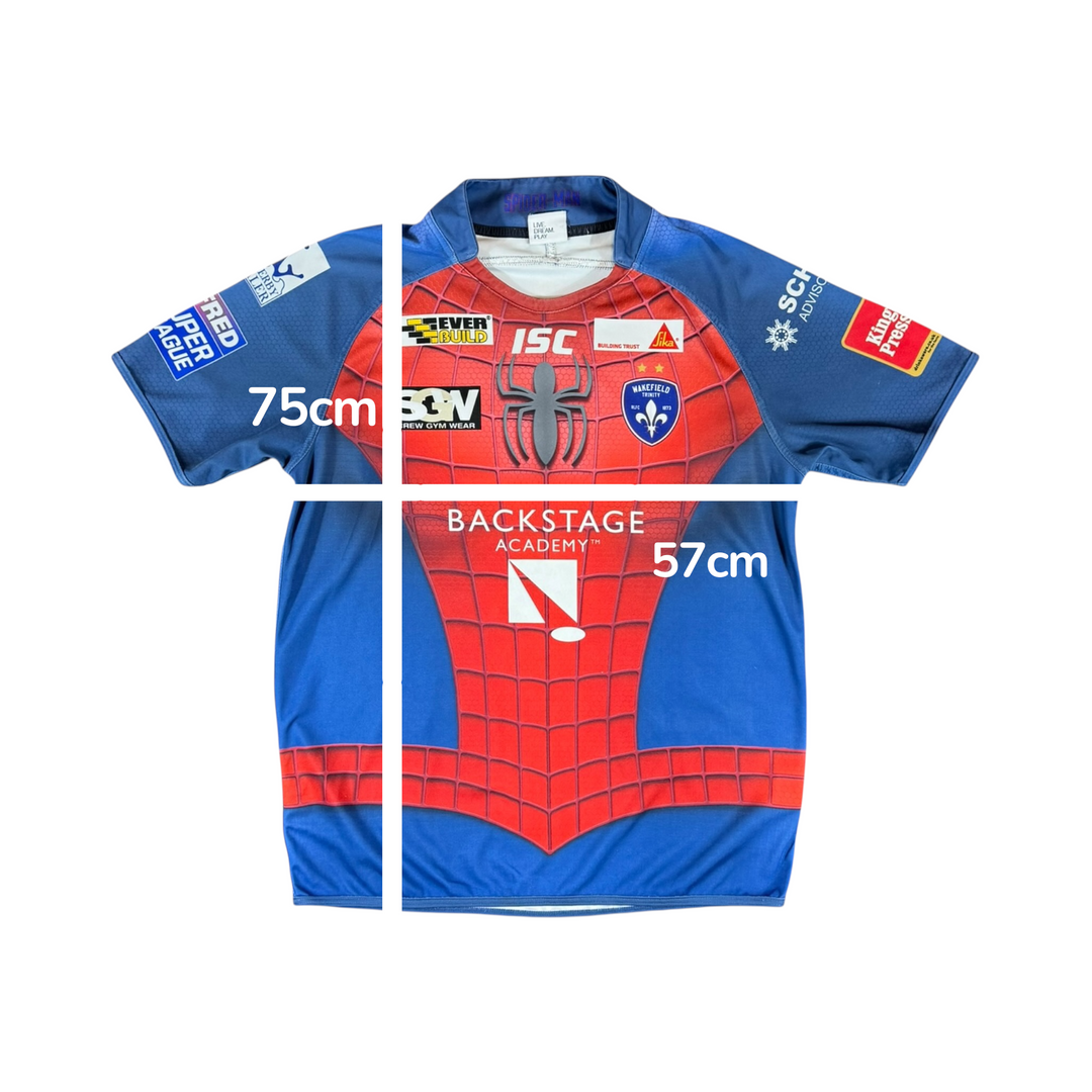 2015 Wakefield Rugby League Spiderman Shirt - 8/10 - (L)