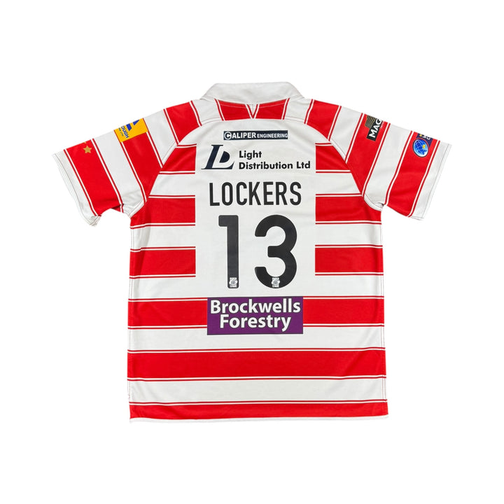 2014 Wigan Warriors ISC Rugby League Shirt #13 LOCKERS - 9/10 - (2XL)