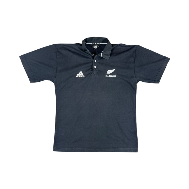 2002 New Zealand Adidas All Blacks Home Rugby Shirt - 9/10 - (L)