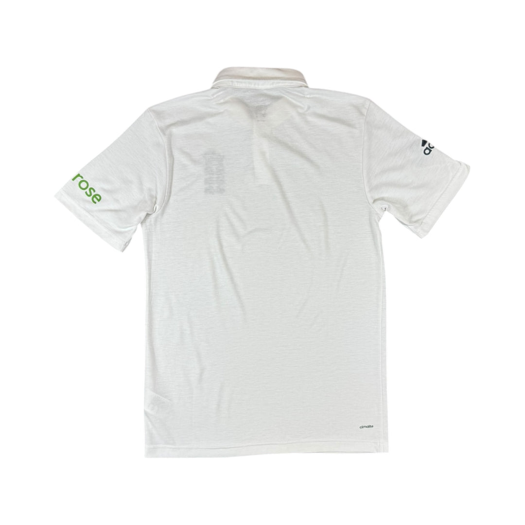 2014-16 England Cricket Adidas Test Shirt - 9/10 - (S)