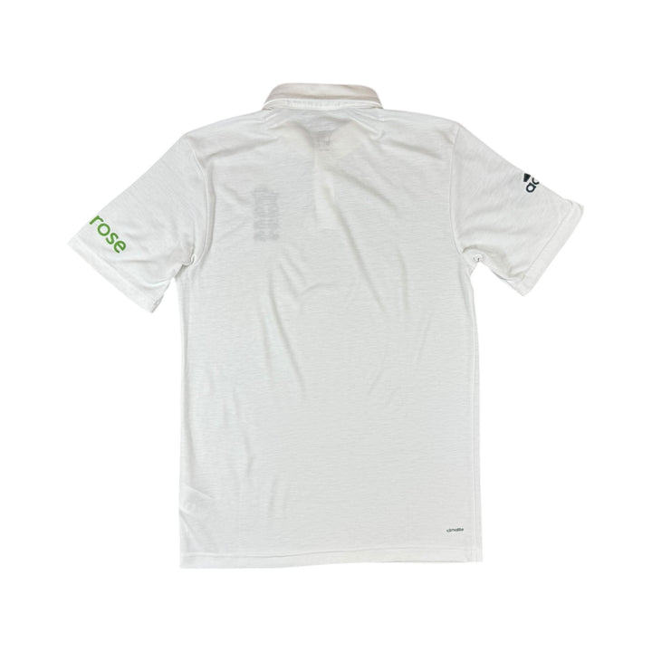 2014-16 England Cricket Adidas Test Shirt - 9/10 - (S)