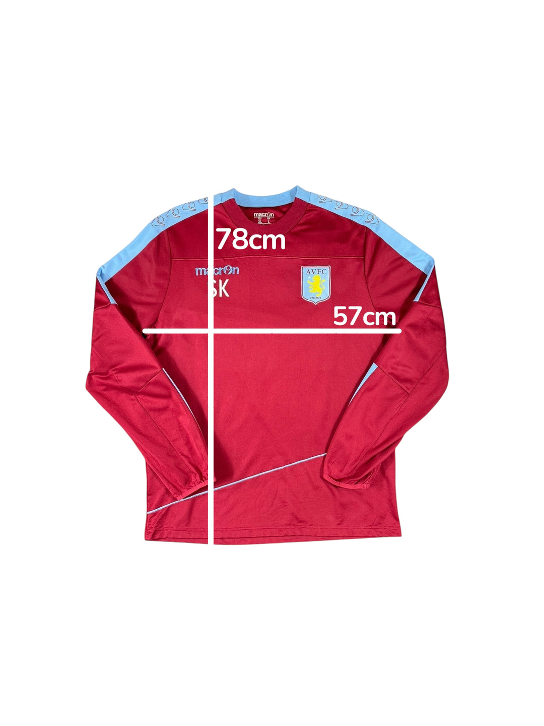 2012-13 Aston Villa Macron Player Issue Jumper - 9/10 - (L)