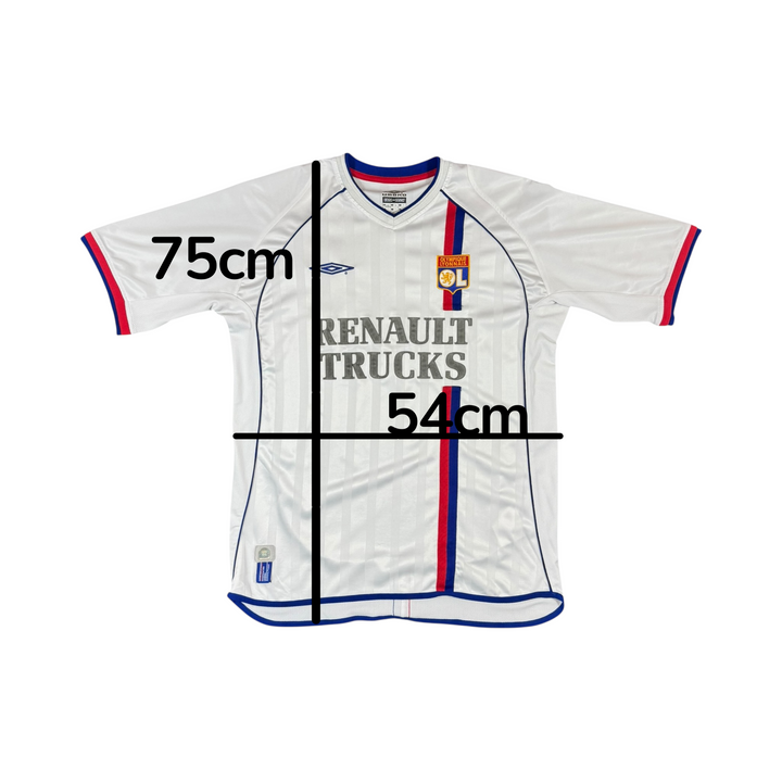 2003-04 Olympique Lyon Umbro Home Shirt - 7/10 - (L)