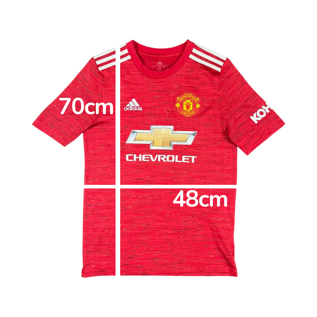 2020-21 Manchester United Home Shirt - 6/10 - (15-16 Years)