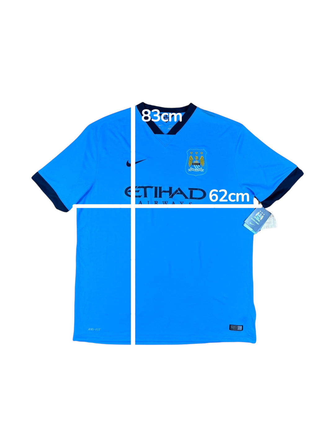 2014/15 Manchester City Nike Home Football Shirt Brand New (2XL)