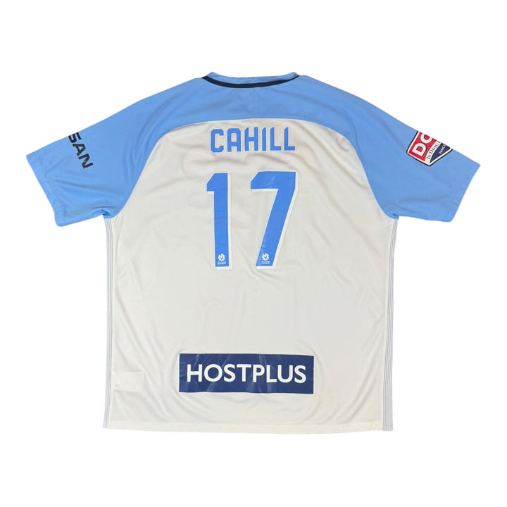 2016-17 Melbourne City Squad Signed Home Shirt CAHILL #17 - 7/10 - (2XL)