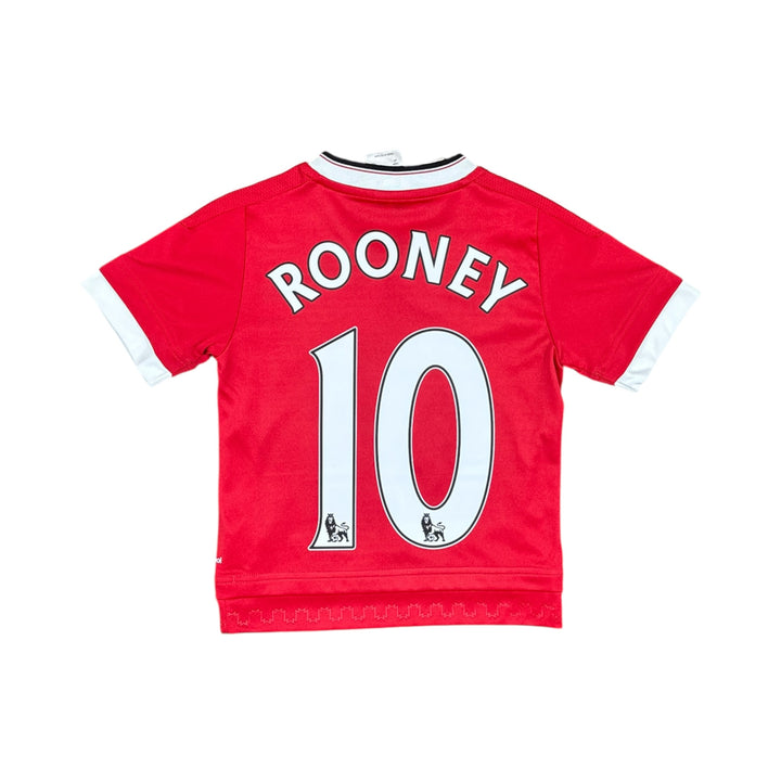 2015-16 Manchester United Adidas Home Shirt #10 ROONEY - 10/10 - (3-4 Years)