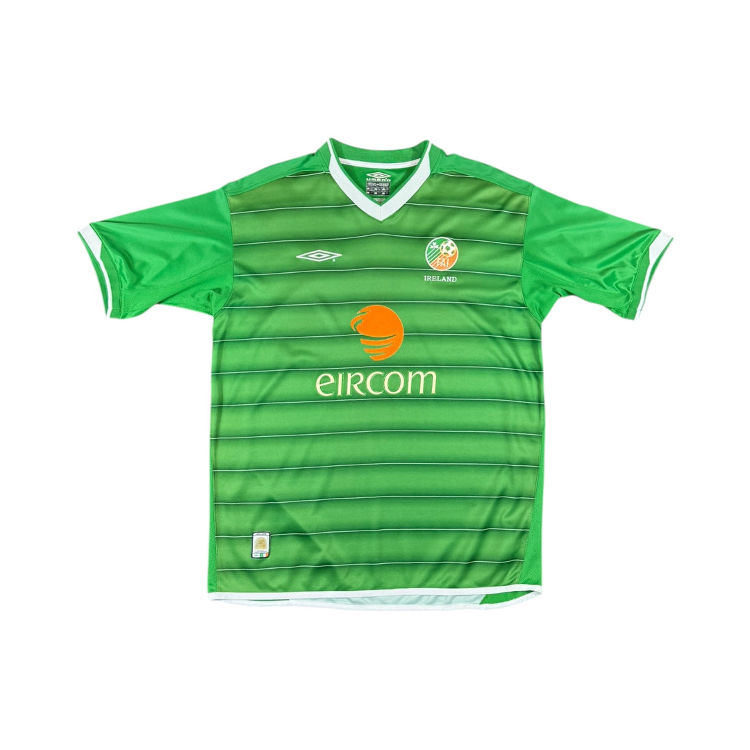 2003-04 Ireland Umbro Home Shirt #6 KEANE - 9/10 - (L)