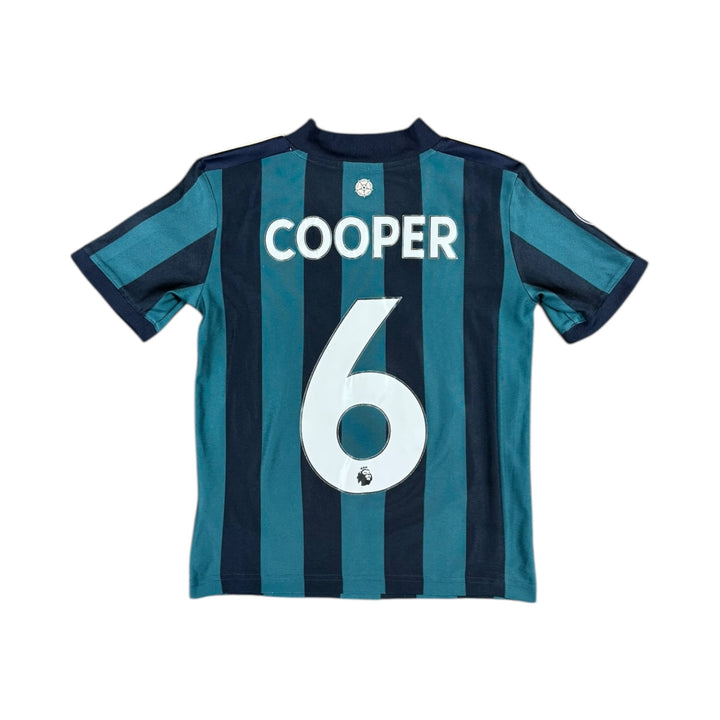 2020-21 Leeds United Adidas Away Shirt #6 COOPER - 8/10 - (9-10 Years)