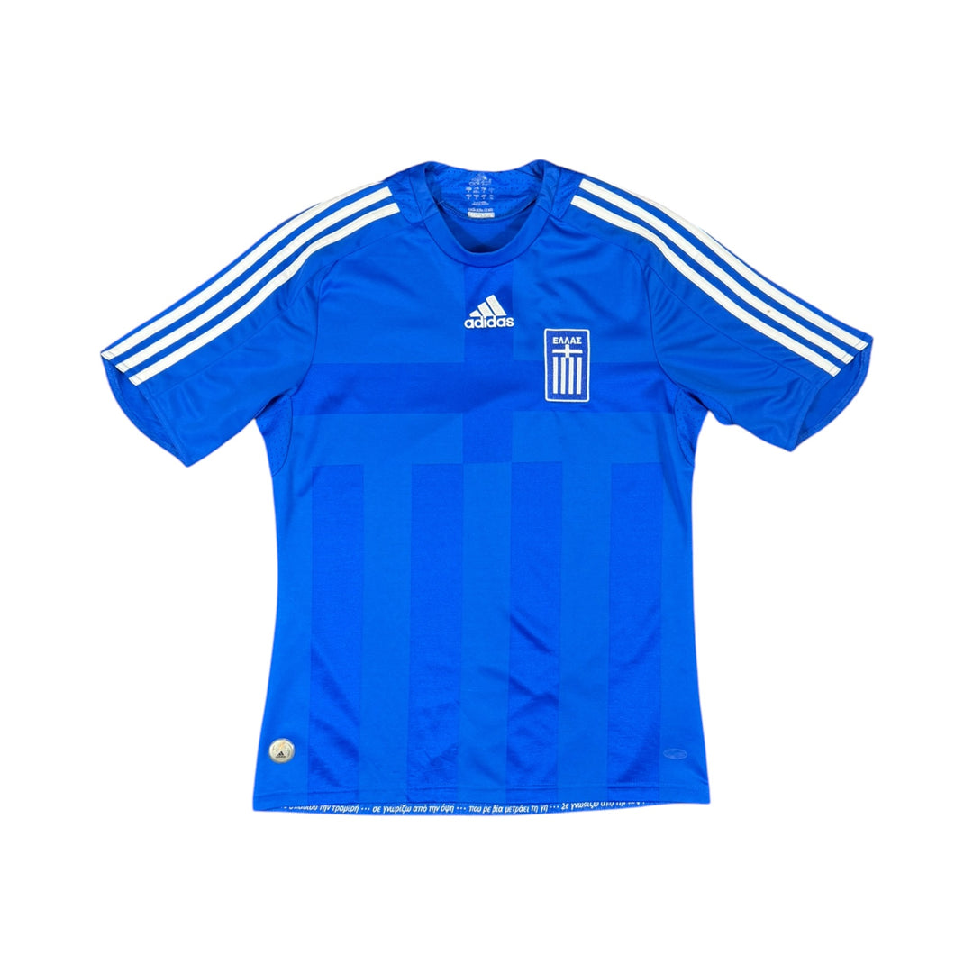 2008-09 Greece Adidas Home Shirt - 9/10 - (S)