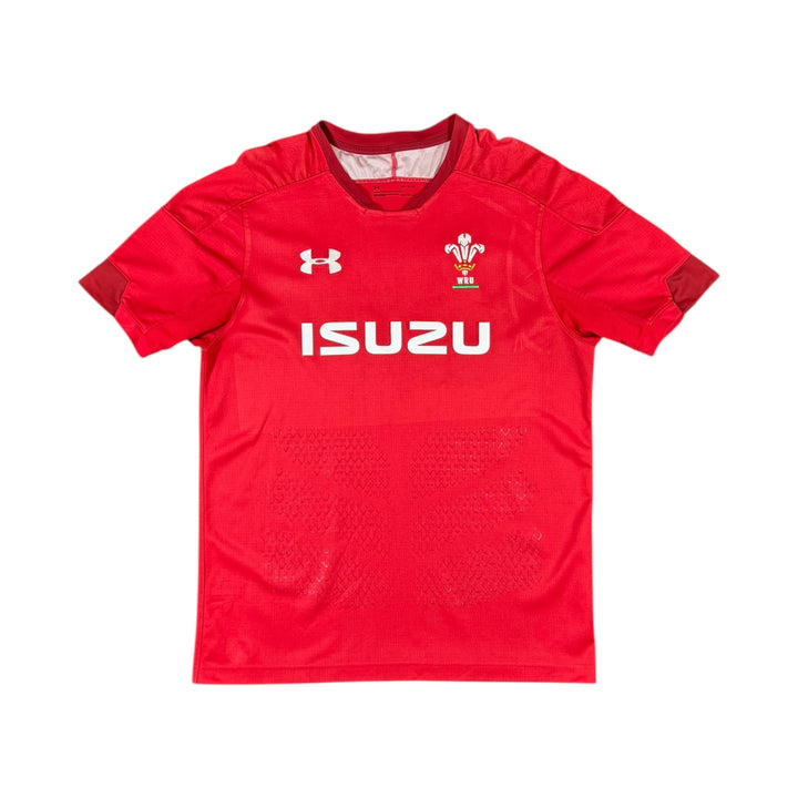 2018-19 Wales Under Armour Home Rugby Shirt - 7/10 - (L)