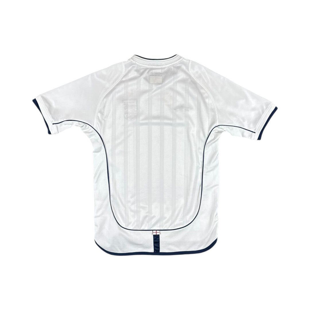 2001-03 England Umbro Home Shirt - 9/10 - (11-12 Years)