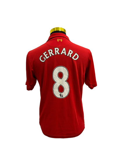 Liverpool 2012/13 #8 Gerrard Football Jersey