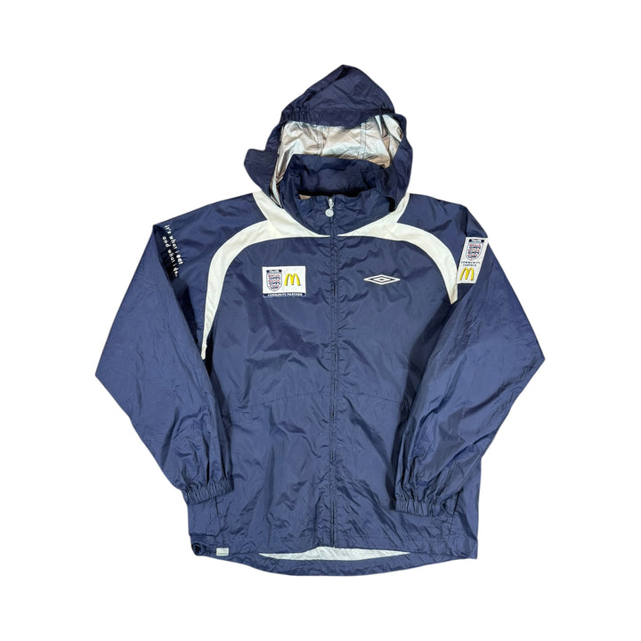 2008-10 England Umbro Windbreaker Jacket FA Community Partner - 9/10 - (L)