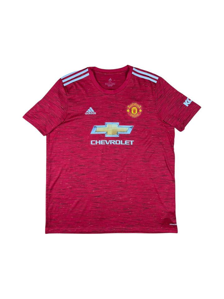 2020/21 Manchester United Adidas Home Football Shirt - 9/10 - (2XL)