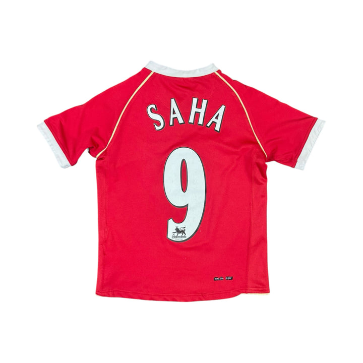 2006-07 Manchester United Home Shirt SAHA #9 - 7/10 - (9-10 Years)