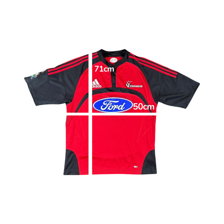 2008 Crusaders Adidas Home Rugby Shirt - 9/10 - (XL)