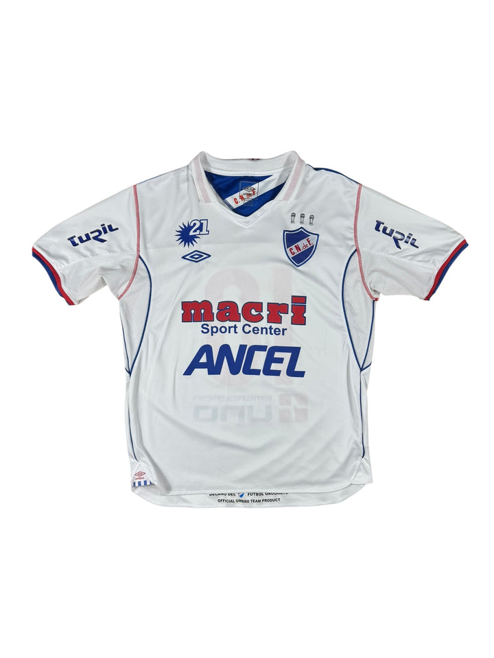 2010 Club Nacional Umbro Home Football Shirt #10 THIAGO GENTIL - 9/10 - (M)