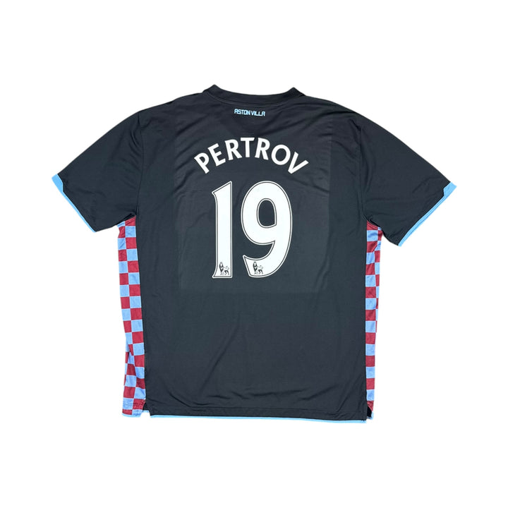2010-11 Aston Villa Away Shirt PERTROV #19 - 8/10 - (XXL)
