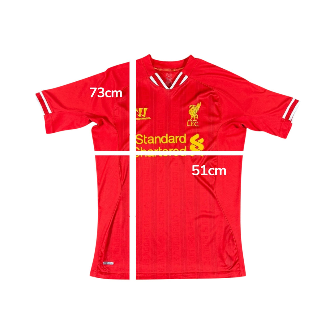 2013-14 Liverpool Warrior Home Shirt - 9/10 - (M)