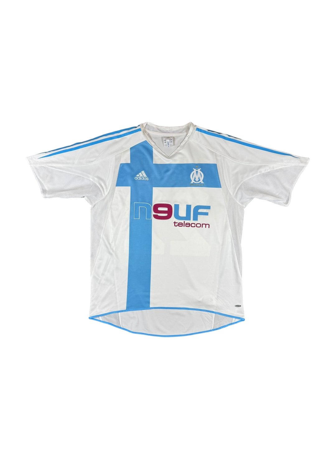 2004-05 Marseille Adidas Home Shirt #22 NASRI - 8/10 - (L)