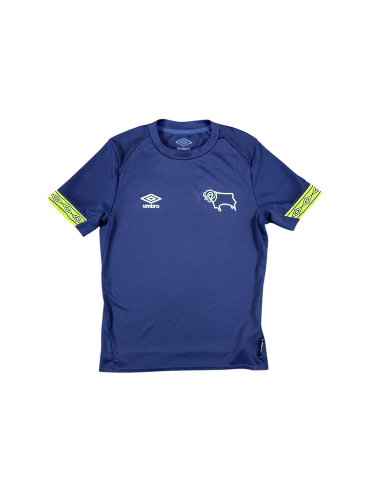 2018/19 Derby County Away Shirt - 7/10 - (11-12 Years)