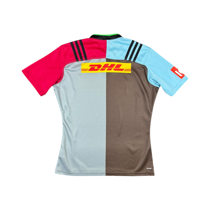 2015-16 Harlequins Adidas Home Rugby Shirt - 7/10 - (L)