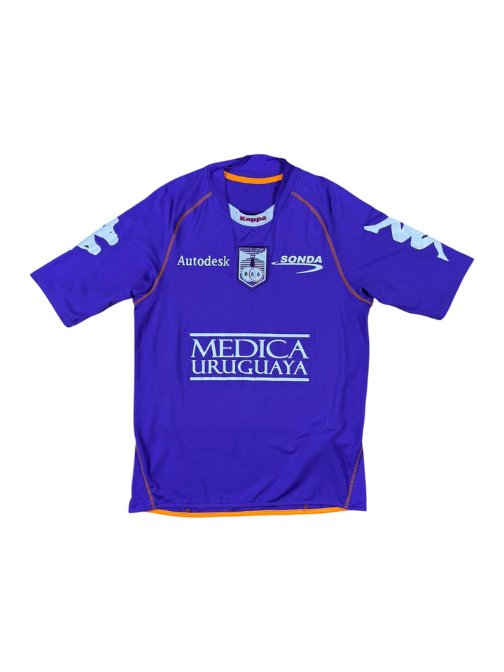 2010 Defensor Sporting Kappa Home Football Shirt #9 RODRIGO MORA - 9/10 - (M)