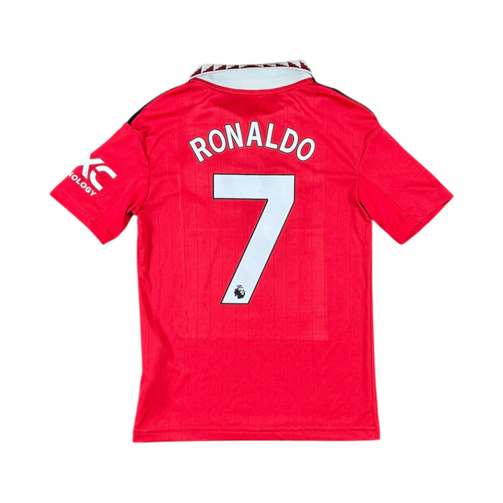2022-23 Manchester United Adidas Home Shirt #7 RONALDO - 9/10 - (Multiple)