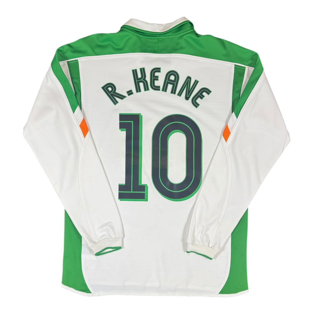 2003-05 Ireland Away Shirt L/S KEANE #10 - 7/10 - (L)