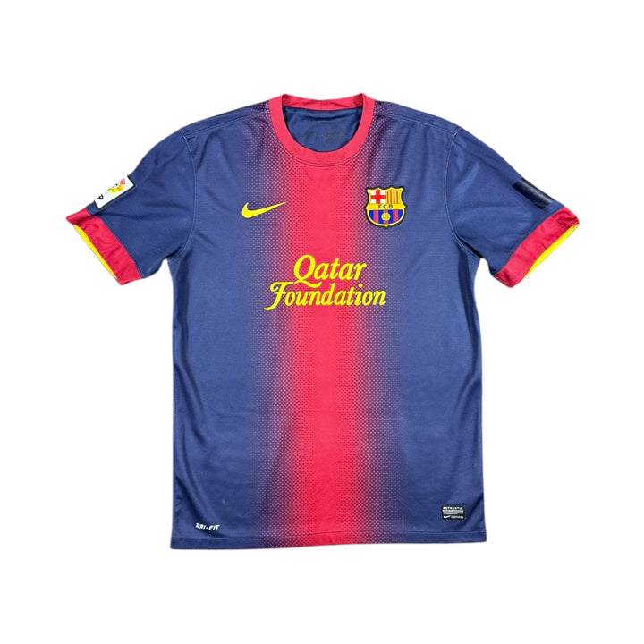 2012-13 Barcelona Nike Home Shirt #4 FABREGAS - 7/10 - (M)