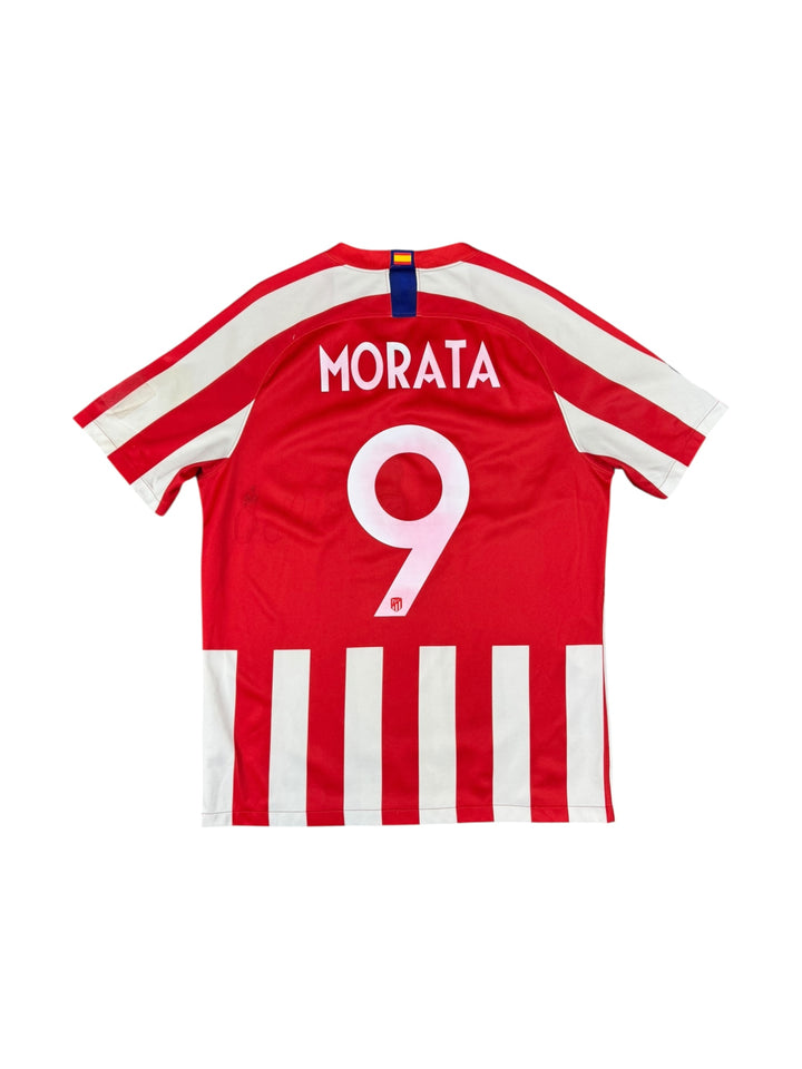 2019/20 Atletico Madrid Nike Home Shirt #9 MORATA - 6/10 - (L)