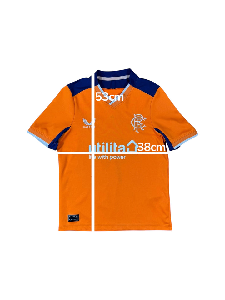 2022/23 Rangers Castore Third Shirt - 9/10 - (9-10 Years)