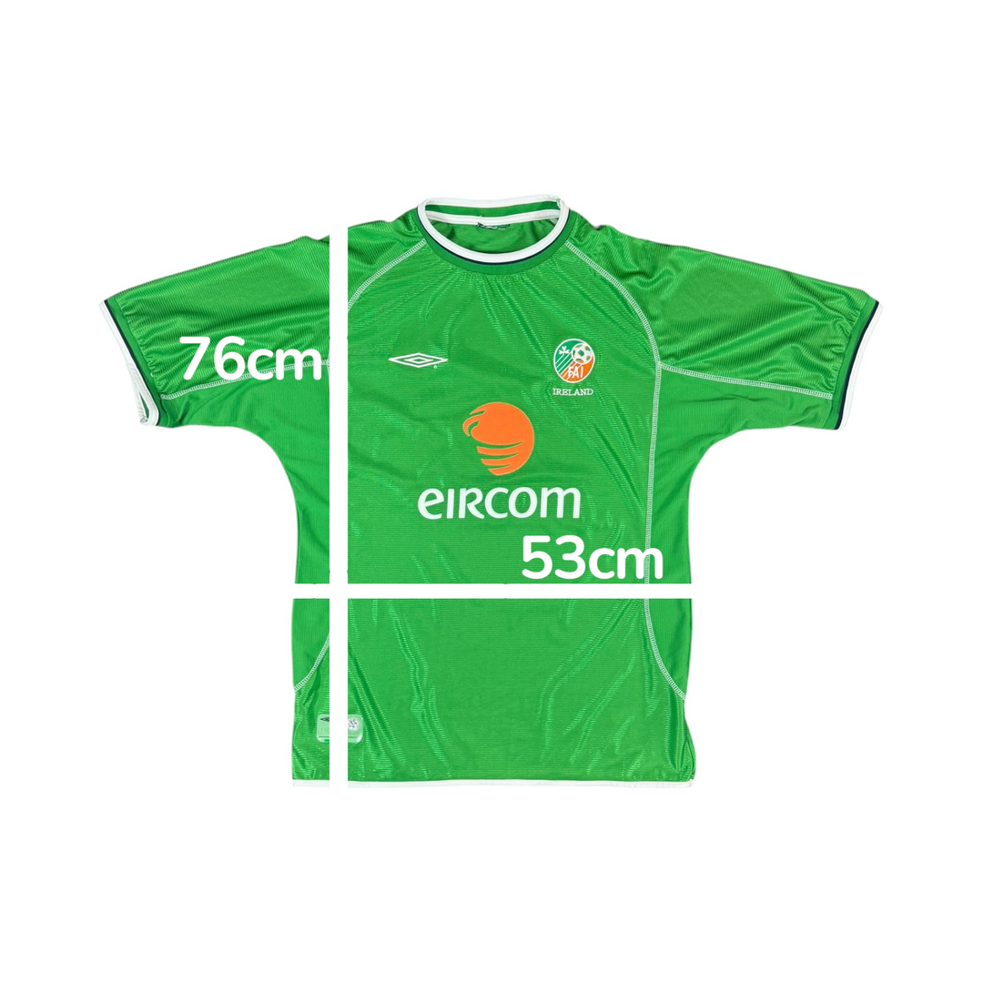 2002-03 Ireland Home Shirt - 7/10 - (XXL)