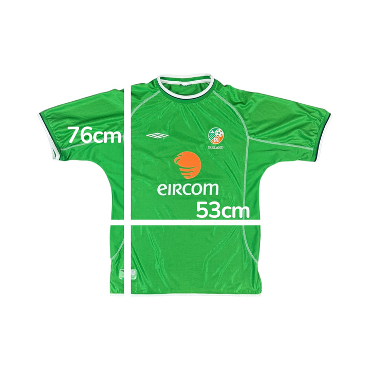 2002-03 Ireland Home Shirt - 7/10 - (XXL)
