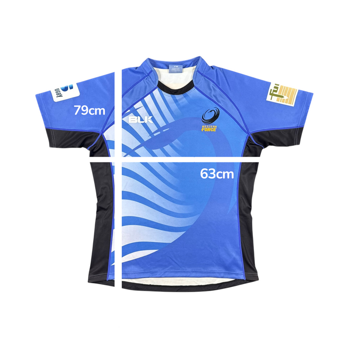 2014 Western Force Home Rugby Shirt - 8/10 - (2XL)