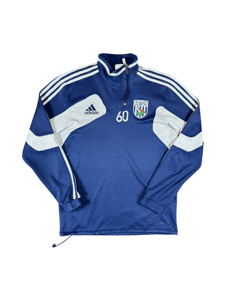 2011/12 West Brom Albion Adidas Football Training 1/4 Zip Jumper Player Issue - 7/10 - (L)