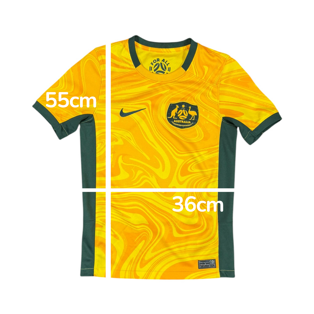 2023-24 Australia Matildas Home Shirt - 9/10 - (9-10 Years)