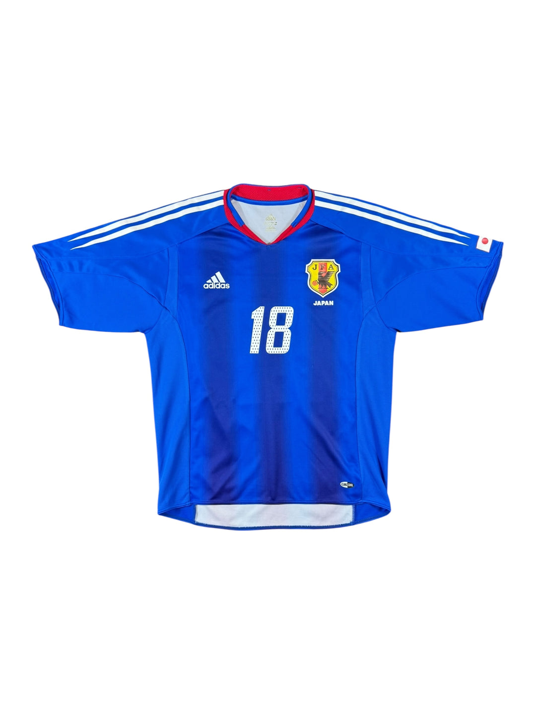 2004-06 Japan Adidas Home Player Authentic Shirt #18 ONO - 9/10 - (S)