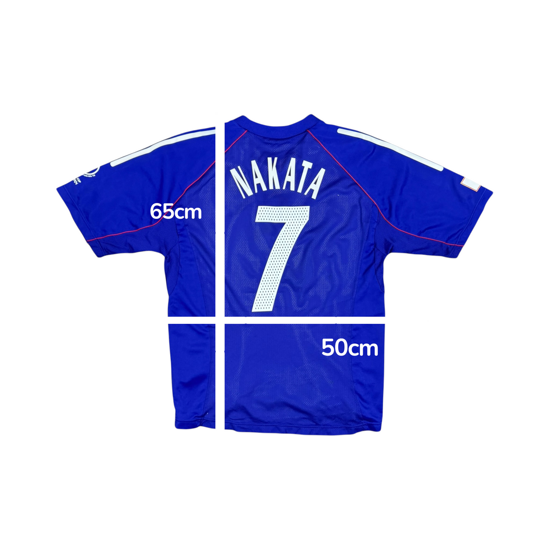 2002-04 Japan Adidas Home Shirt Player Authentic #7 NAKATA - 9/10 - (S)
