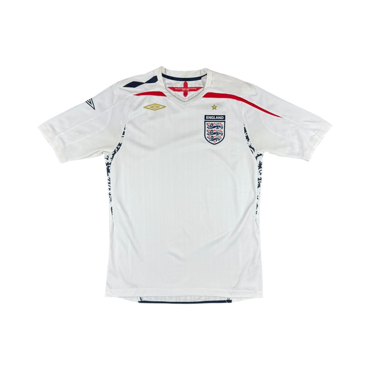 2007-09 England Umbro Home Shirt - 9/10 - (M)