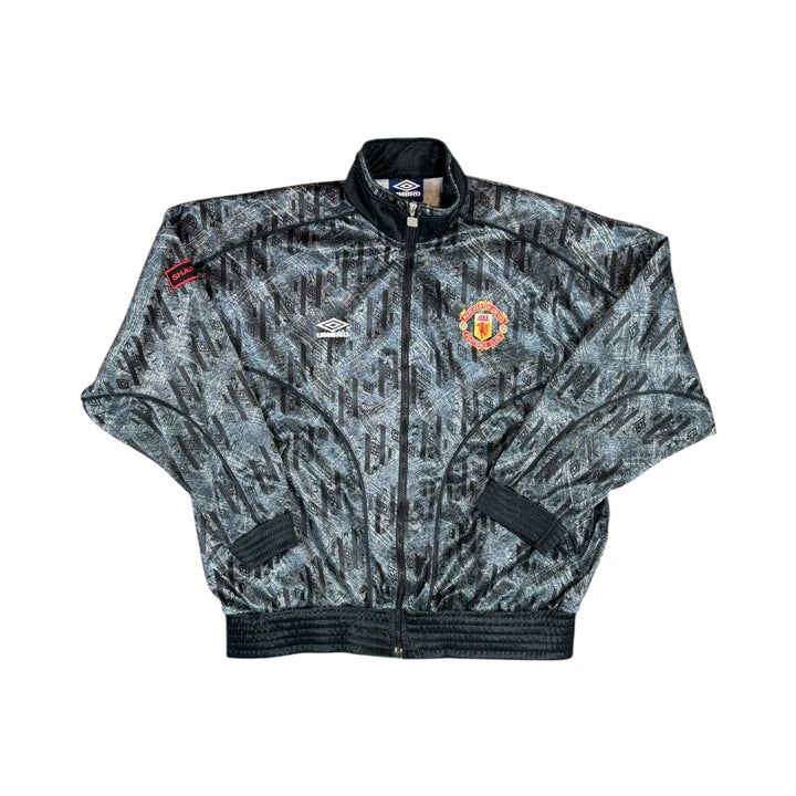 1992-93 Manchester United Umbro Track Jacket - 10/10 - (L)
