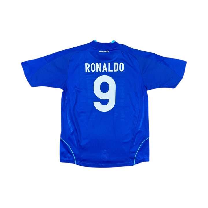 2008-09 Real Madrid Adidas Away Shirt #9 RONALDO - 9/10 - (15-16 Years)