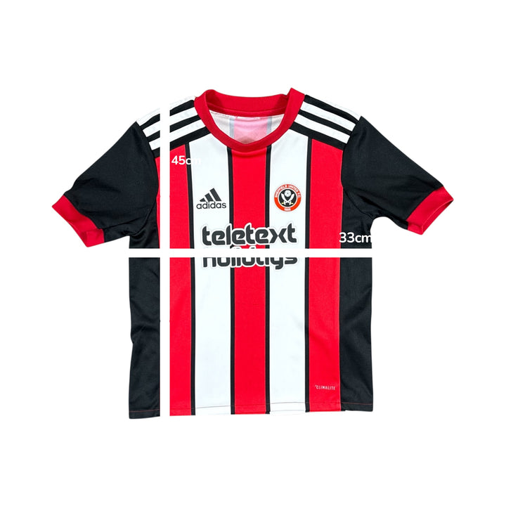 2017-18 Sheffield United Adidas Home Shirt - 8/10 - (4-5 Years)