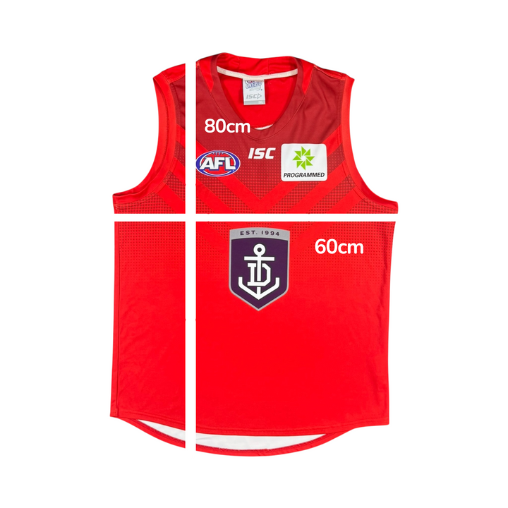 2017-19 Fremantle Dockers Training AFL Jersey - 8/10 - (2XL)
