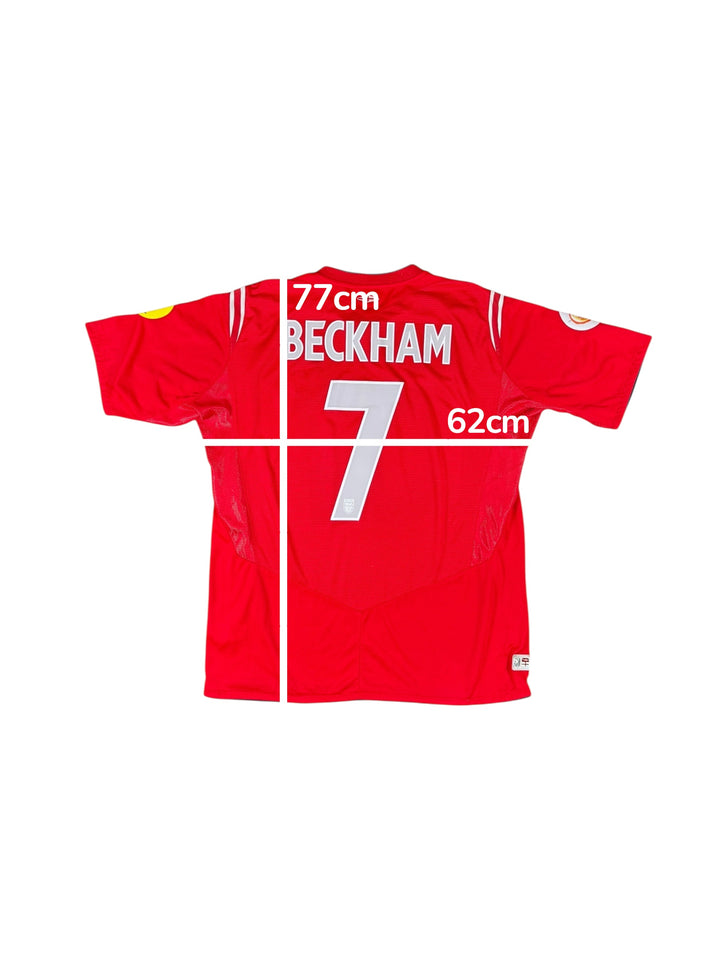 2004-06 England Umbro Away Shirt #7 BECKHAM - 9/10 - (L)